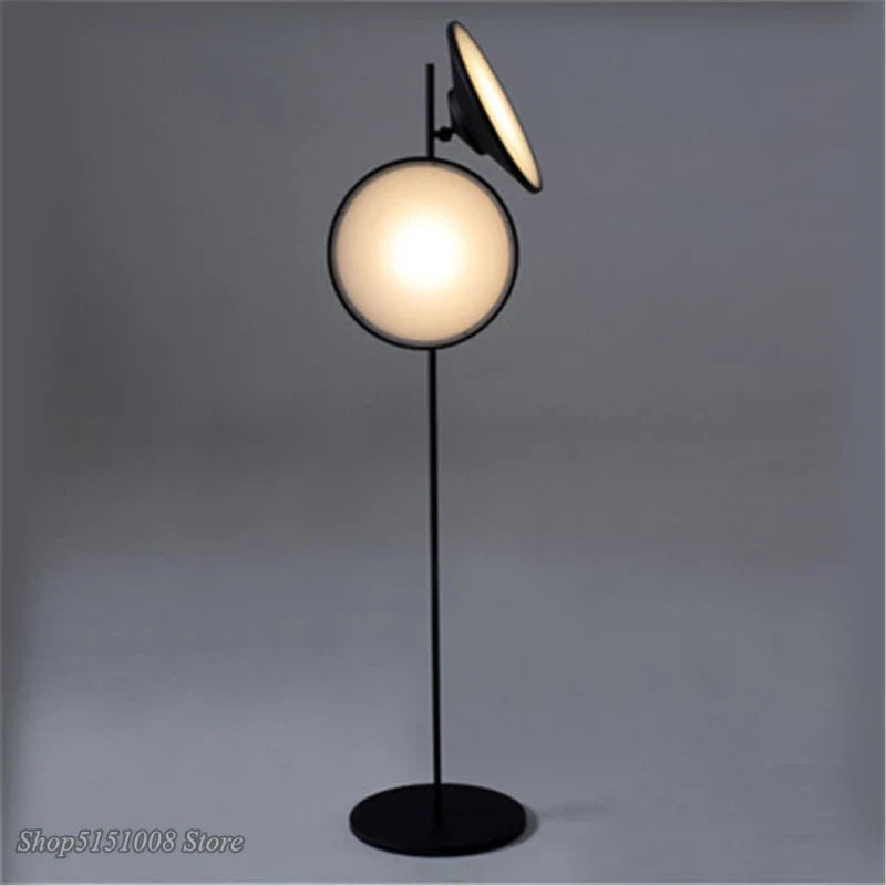 Afralia™ Double Horn Radar LED Floor Lamp: Modern Nordic Design for Living Room Lighting