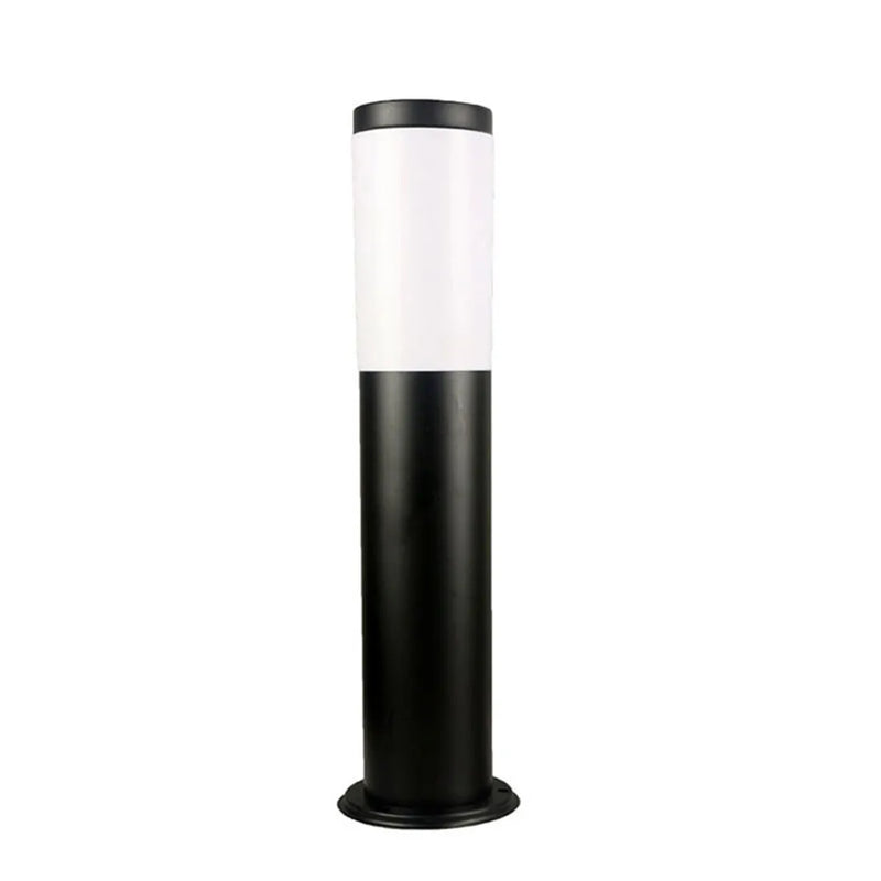 Afralia™ Black Silver Landscape Bollard Path Light for Garden Decoration