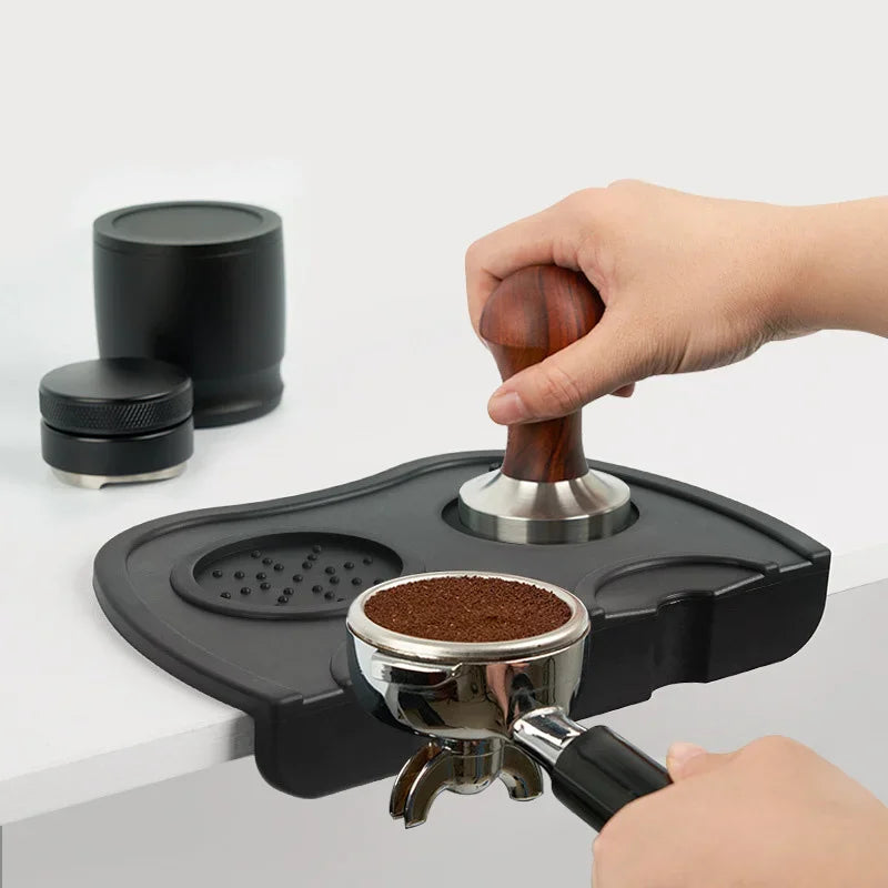 Afralia™ Silicone Espresso Tamper Holder Mat for 51MM 54MM 58MM Tamping Station