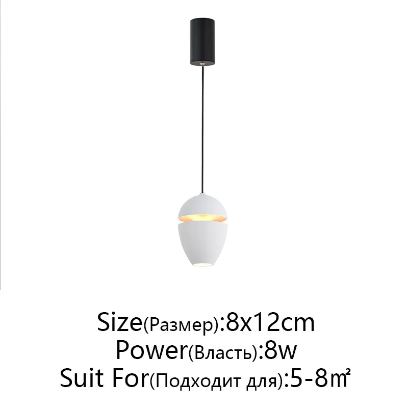 Afralia™ LED Pendant Lights: Modern Circular Ceiling Lamps for Bedside, Restaurant, and Bar counters