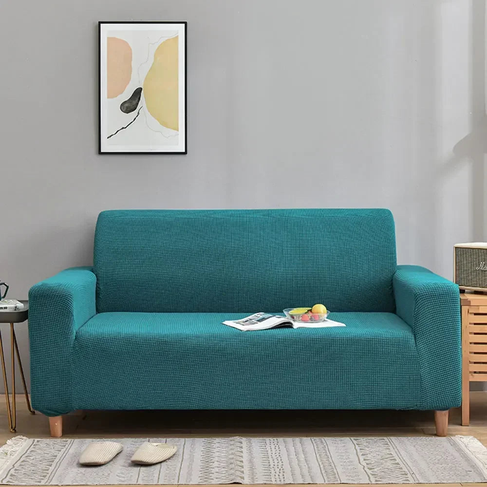 Afralia™ 3D Quilted Thicken Sofa Cover Stretch Spandex Polyester Couch Slipcover