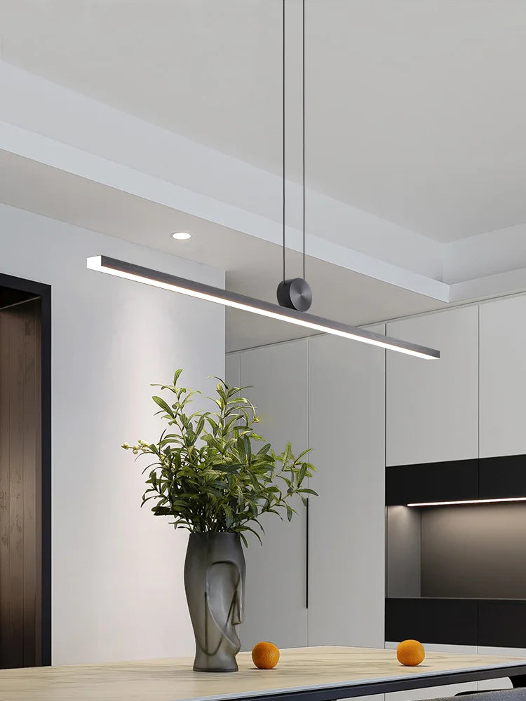 Afralia™ Black Chandelier: Modern Nordic Design for Dining Room, Bar, and Kitchen Island