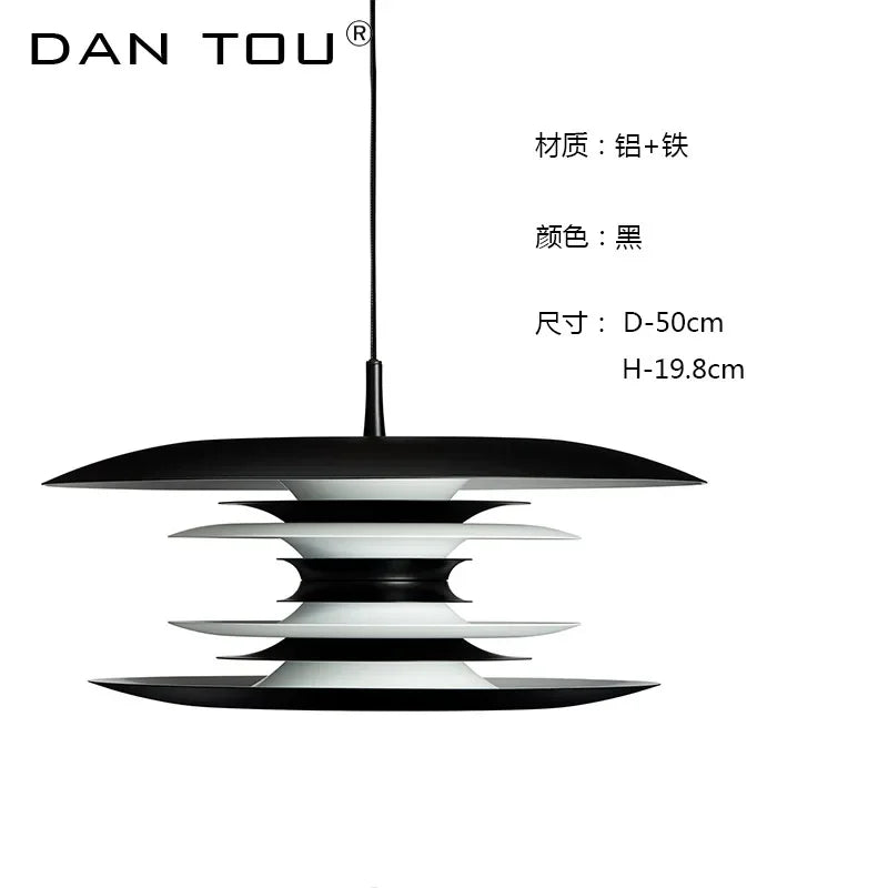 Afralia™ Iron Art Flying Saucer Pendant Lights Living/Dining Room Restaurant LED E27