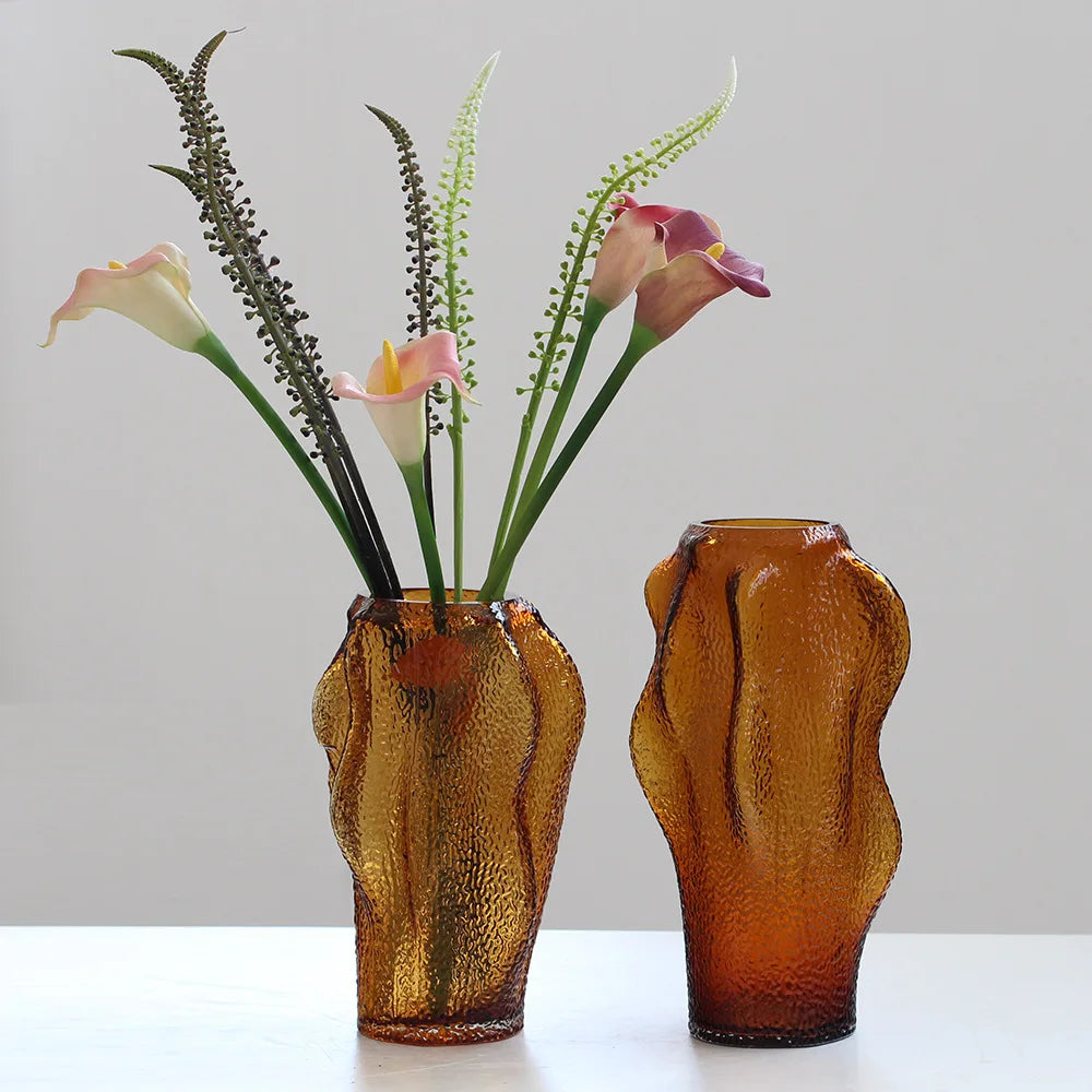 Afralia™ Hand-made Glass Vase Hydroponic Bottle Terrarium Flower Room Decor