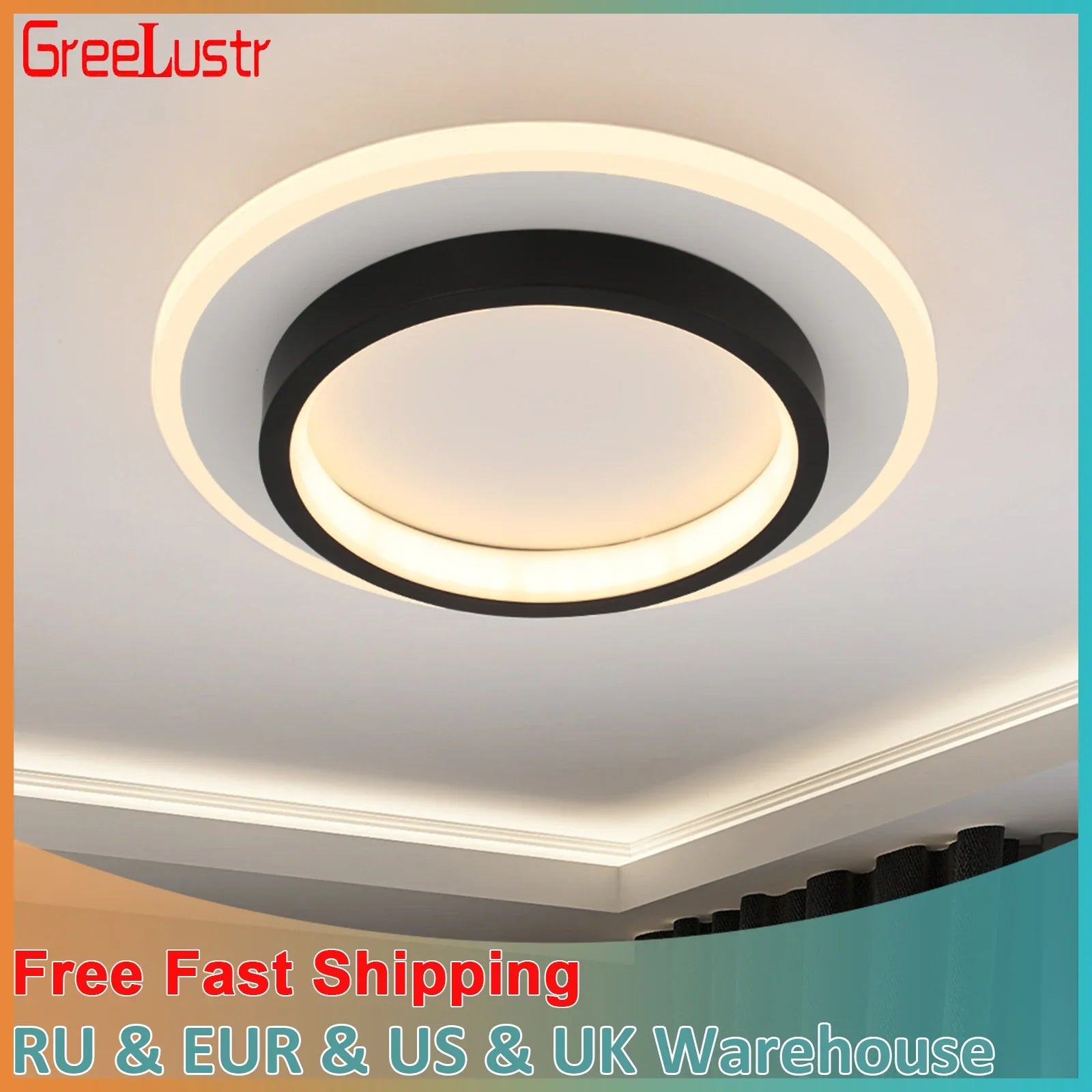 Afralia™ Acrylic LED Ceiling Lamp: Modern Home Decor Lighting for Bedroom, Hallway, and Aisle