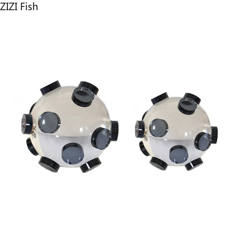 Afralia™ Virus Cell Model Crystal Ball Sculpture Room Decor