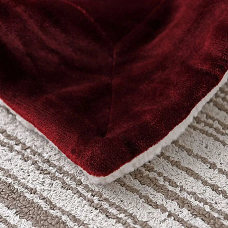 Afralia™ Flannel & Lamb Wool Blanket: Super Soft Cozy Quilt for Home Office Sofa