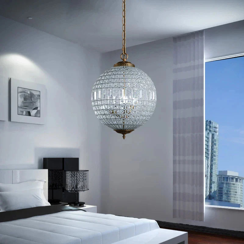 Afralia™ Luxe Crystal Chandelier for Living Room Bedroom - Mid Century Modern Elegance