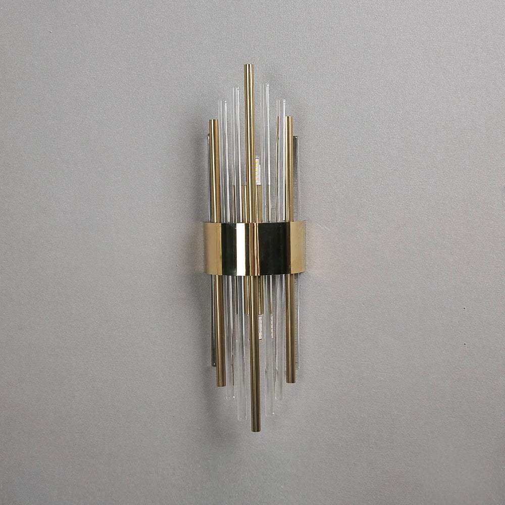Afralia™ Crystal Wall Lamp: Elegant Decor for Living Room, Bedroom, or Bedside Fixtures