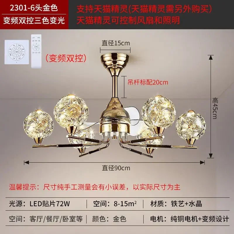 Afralia™ Crystal Luxury Chandelier Pendant Light for Dining & Living Room