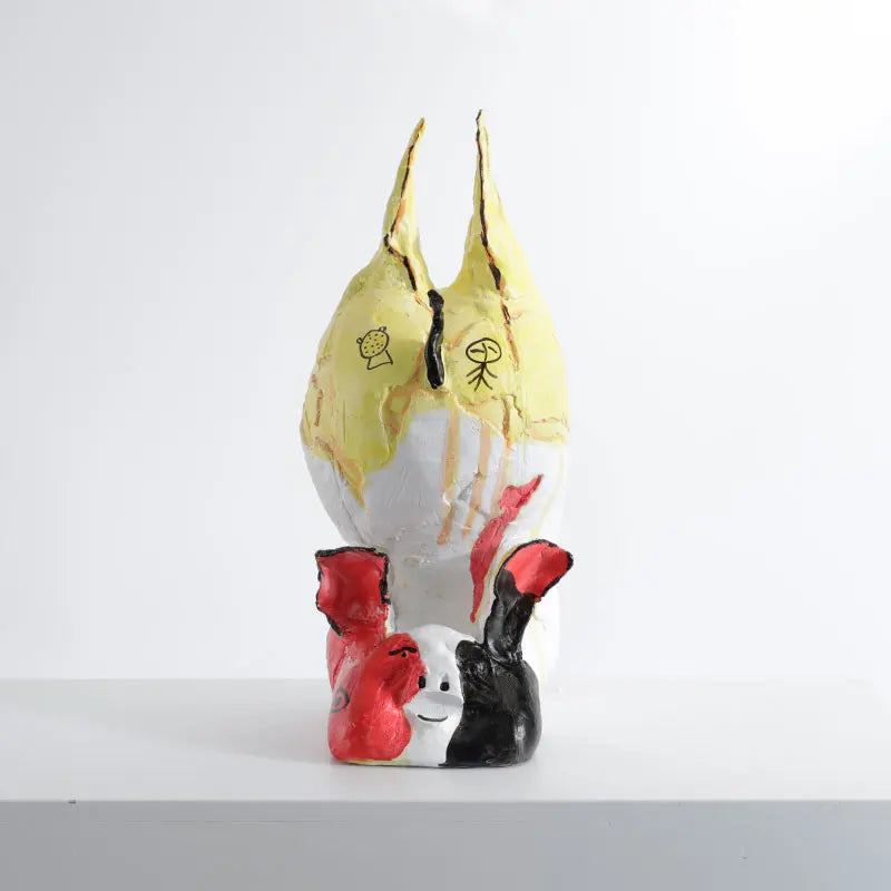 Afralia™ Cartoon Pig Handicrafts: Colorful Simulation Animal Figurine for Children's Room