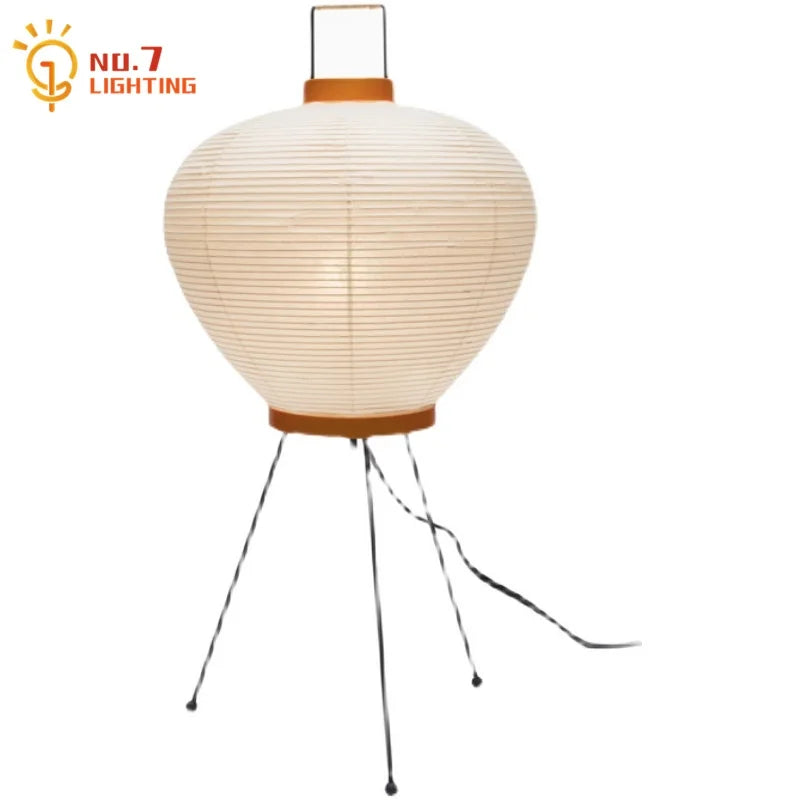 Afralia™ Noguchi Akari Table Lamp LED E27 Rice Paper Modern Light Fixtures