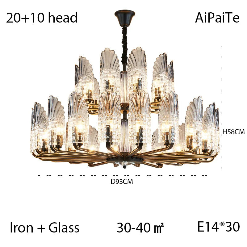 Afralia™ LED Jellyfish Chandelier - Modern Iron Lustre Lighting for Home Decor