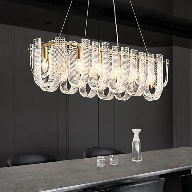 Afralia™ Modern Ring Chandelier: Designer Lustre Pendant Light for Home Décor