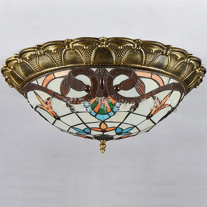 Afralia™ Bohemian Glass Ceiling Light: European Baroque Style for Home Decor & LED Lighting.