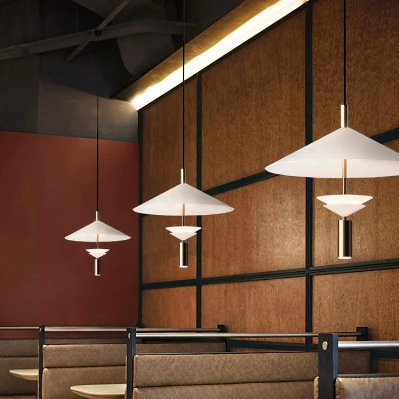 Nordic UFO Pendant Lamp for Dining Table Bar Living Room by Afralia™