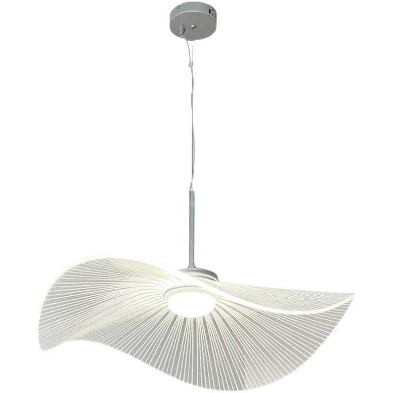 Afralia™ Postmodern Waves Design LED Chandeliers, Loft Living Room Office Lighting Fixtures