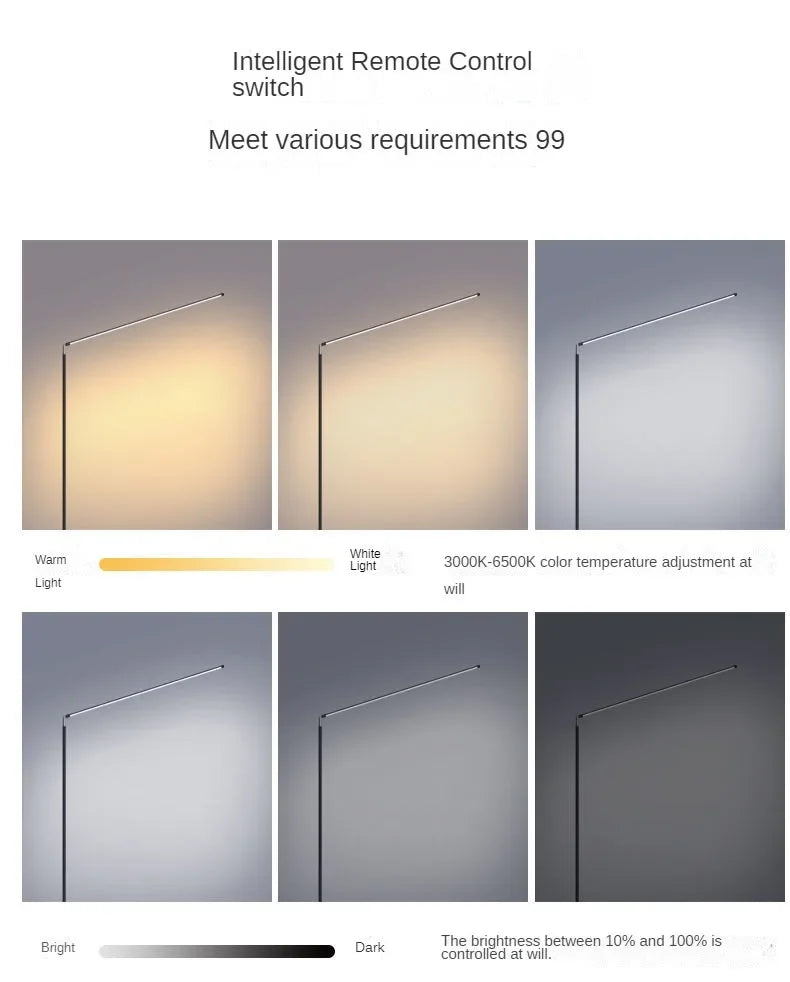 Afralia™ LED Floor Lamp: Super Bright Minimalist Reading Fixture for Living Room and Bedroom