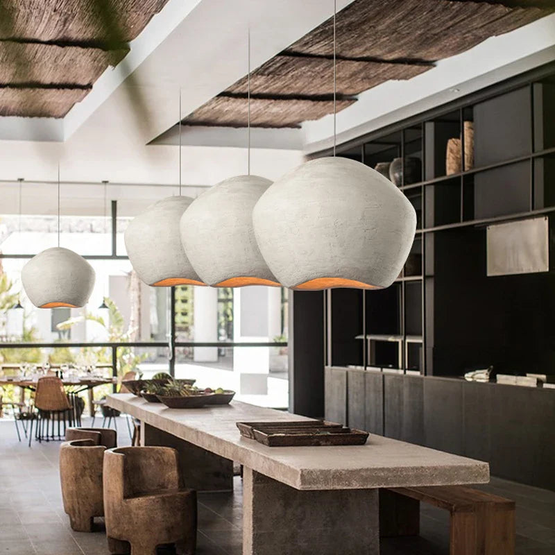 Afralia™ Wabi Sabi Wind Chandelier - Nordic Minimalism Pendant Light for Dining Room