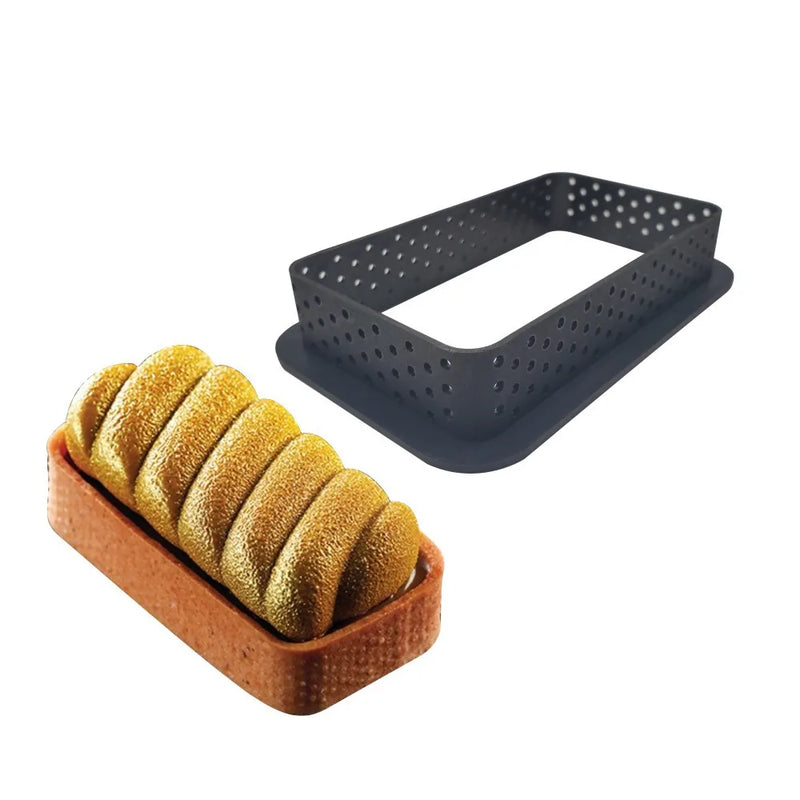 Afralia™ Tart Ring Set - Round Cake Molds for French Desserts & Pastries