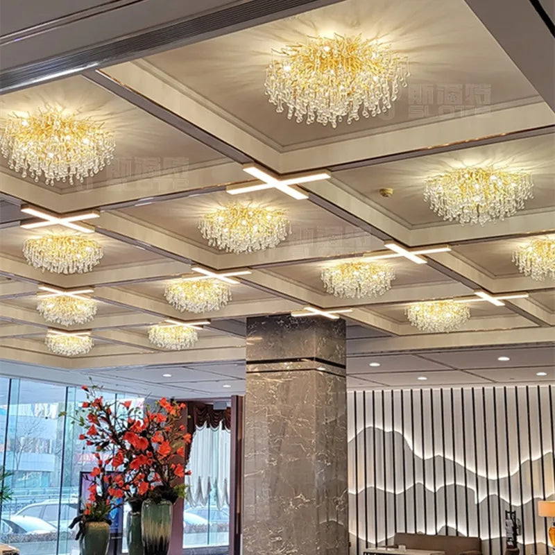 Afralia™ Crystal LED Wall Light Sconces for Living Room Bedroom, Modern Interior Wall Lamp