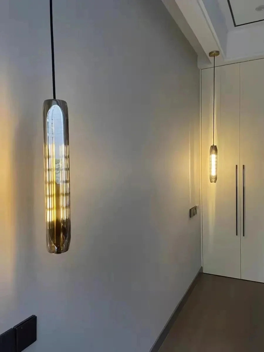 Afralia™ Crystal Tulip Chandelier: Postmodern American Style Bedroom Bar Bedside Light