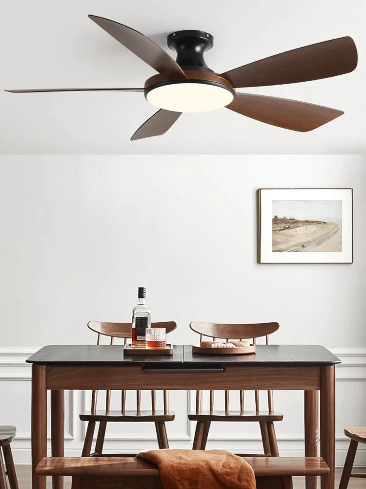 Afralia™ 56" Modern Ceiling Fan with Remote Control for Bedroom and Restaurant