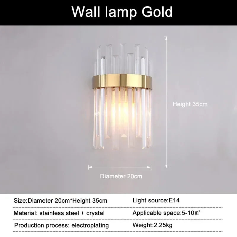 Afralia™ Crystal Ceiling Pendant Light for Living Dining Room Chandelier Home Decor