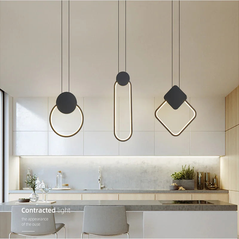 Afralia™ Crystal LED Pendant Lights for Modern Home Decor and Lighting