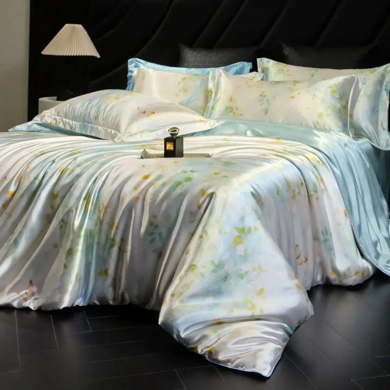 Afralia™ Mulberry Silk Bedding Sets: American Summer Cool and Comfortable Premium Bedsheet Set