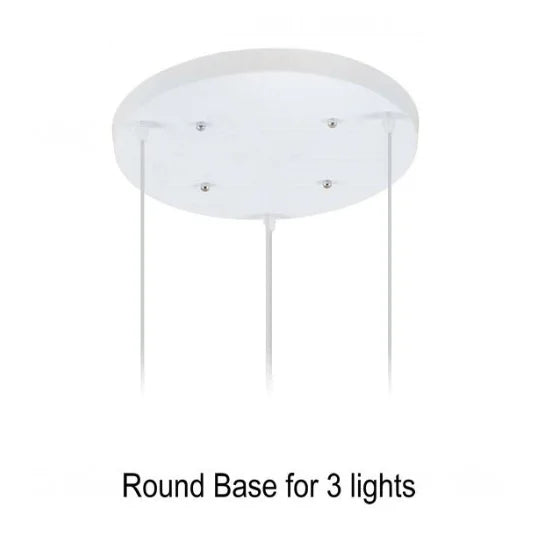 Afralia™ Glass Pendant Chandelier E27 Ceiling Light for Living Dining Kitchen Bedroom