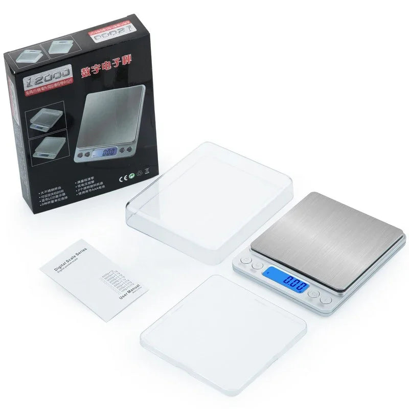 Afralia™ Digital Kitchen Jewelry Scale with Back-Lit LCD Display and Tare Function