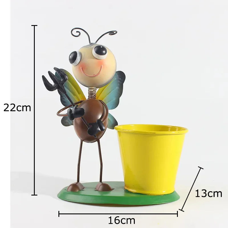 Afralia™ Cute Ants Vase: Creative Plant Pots for Table Decoration and Flowers Arrangement