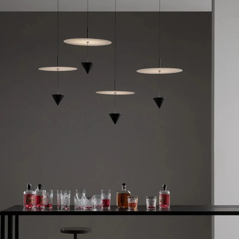 Afralia™ Nordic Taper LED Pendant Chandelier for Dining Room Kitchen Island