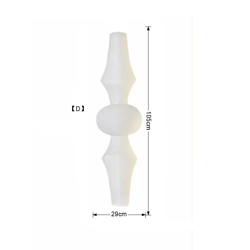 Afralia™ Noguchi Style LED Pendant Lights for Home Sofas & Bedroom