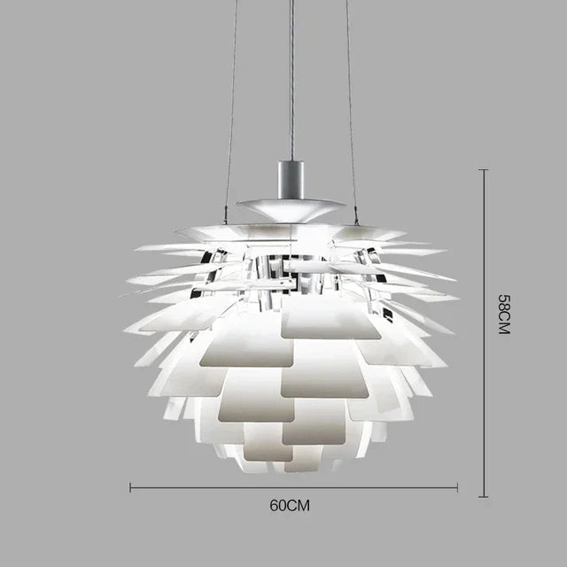 Afralia™ Pinecone LED Pendant Light for Contemporary Décor in Living Room, Bedroom & Cafe