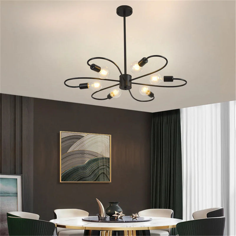 Afralia™ LED Branches Chandelier for Living Room Bedroom Kitchen Lighting