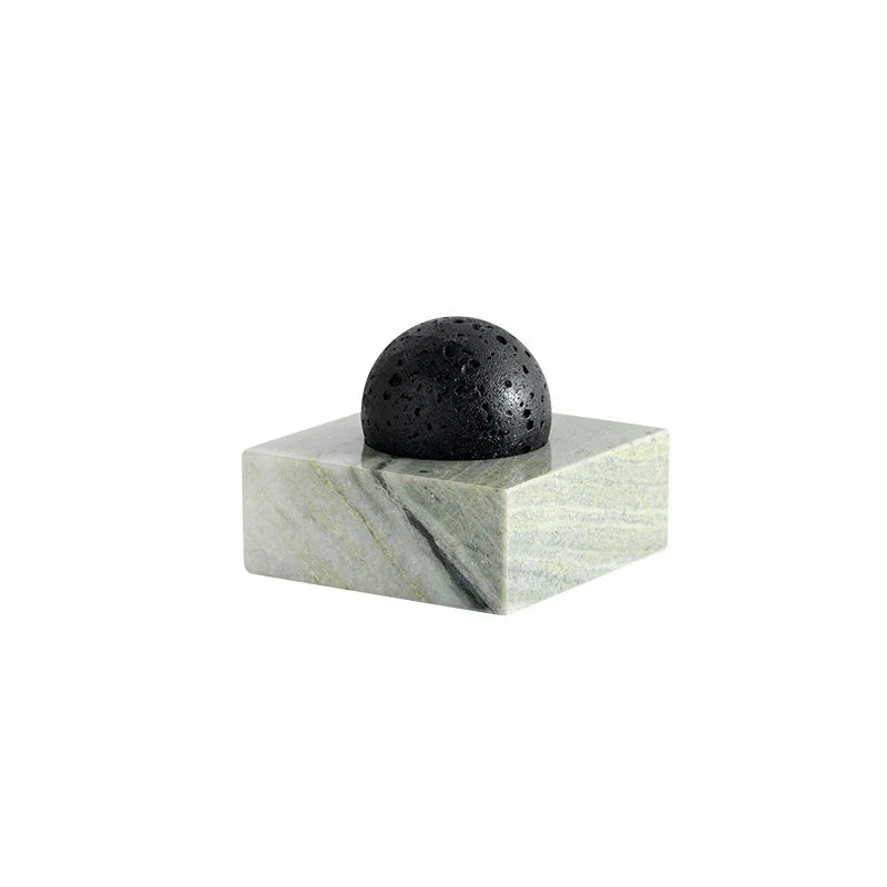 Afralia™ Lava Rock Stone Diffuser, Marble Base, Luxury Essential Oil Diffusers for Home Offices