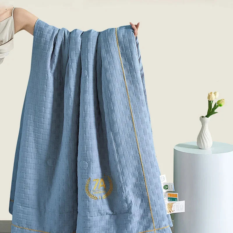Afralia™ Summer Antibacterial Jacquard Embroidered Quilt, Maternal & Child Grade Luxury Comforter