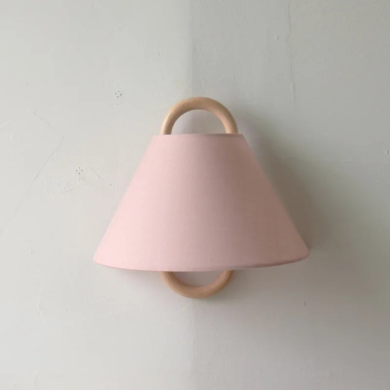 Afralia™ Wooden Wall Lamp: Retro Solid Wood LED Light for Bedroom Living Room