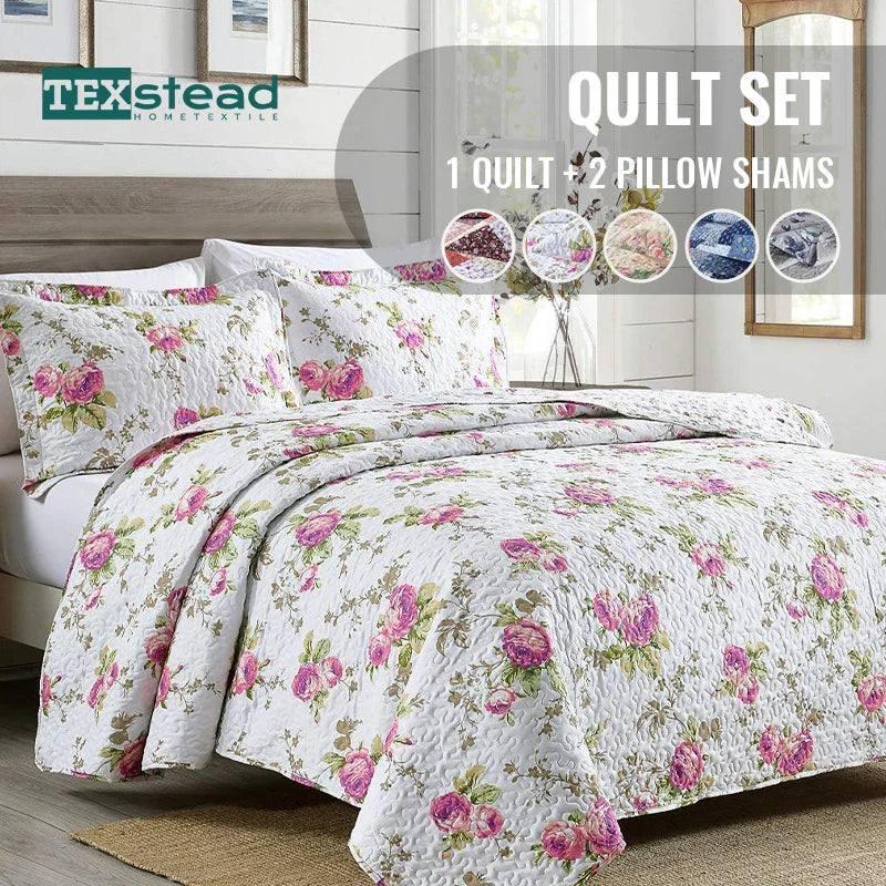 Afralia™ Lightweight Quilt Bedding Set with Pillow Shams