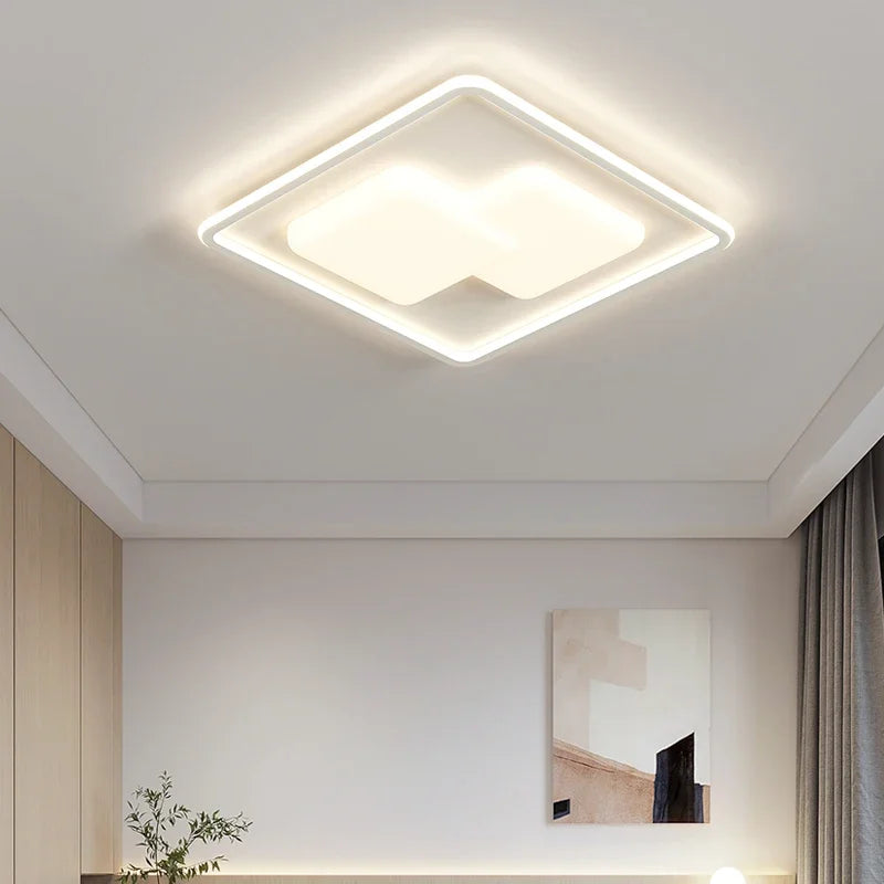 Afralia™ Nordic Minimalism Smart LED Ceiling Light for Modern Home Decor