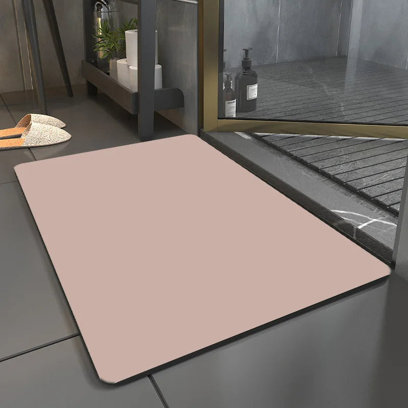 Afralia™ Solid Diatom Ooze Bath Mat: Anti-Slip, Super Absorbent, Durable, Quick-Drying