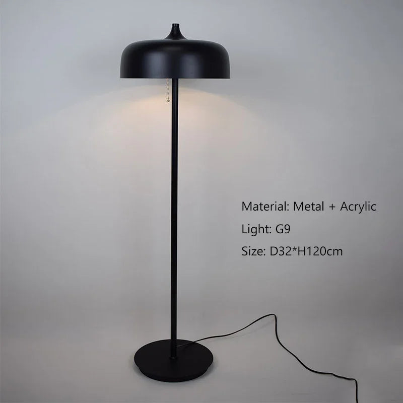 Afralia™ Nordic LED Floor Lamp: Minimalist Modern Lighting for Living Room, Bedroom, Study