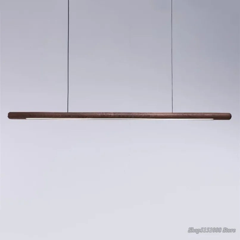 Afralia™ Wood Pendant Light: Modern Kitchen Dining Lamp, Office Chandelier, Island Ceiling Fixture