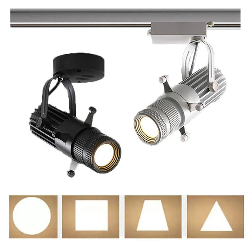 Afralia™ Adjustable LED Track Spotlights for Art Gallery Church Museum, Square Shape