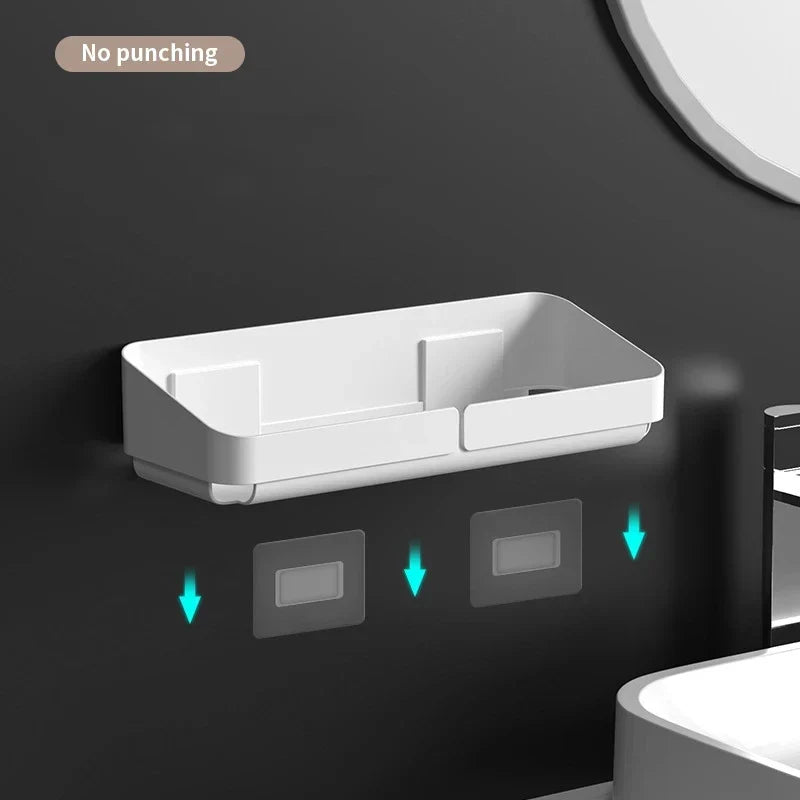 Afralia™ Shower Caddy Organizer Bathroom Kitchen Shelf Storage Rack