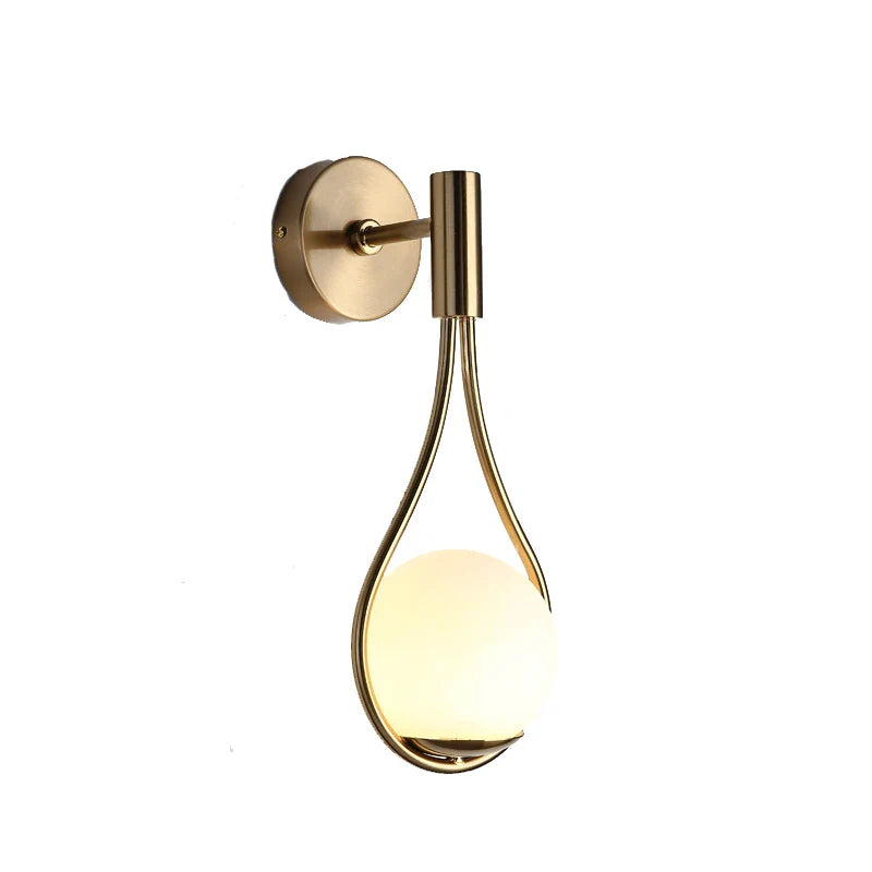 Afralia™ Gold G9 Wall Lamp Sconce - Nordic Style Lighting for Bedroom, Hallway, Study Area