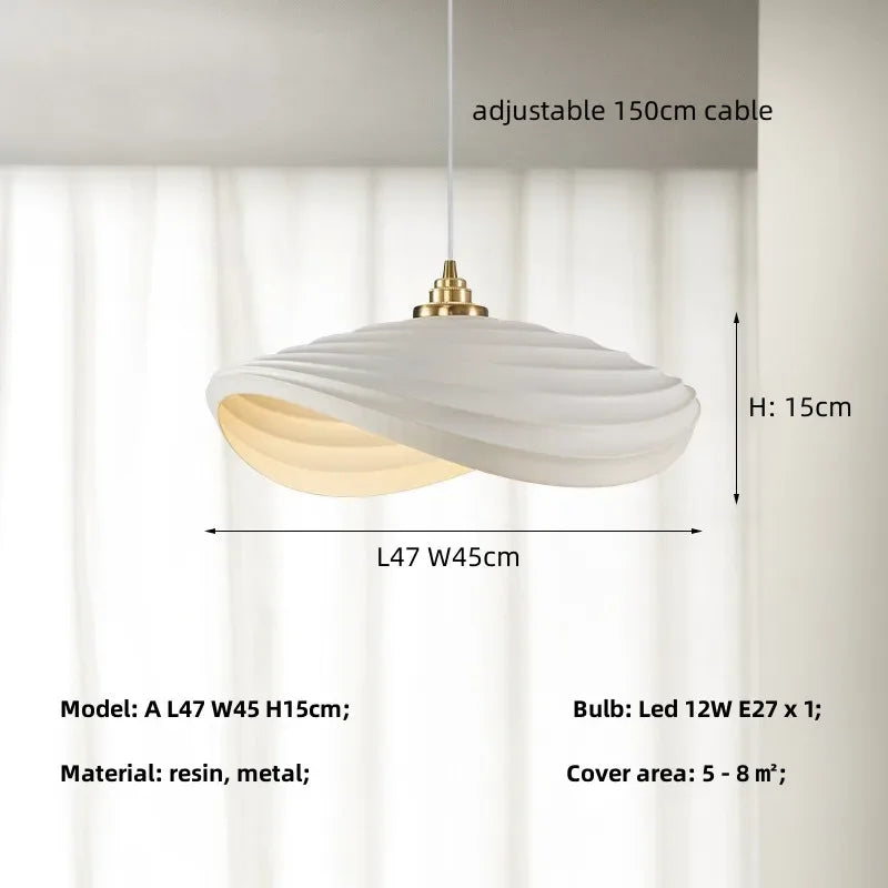 Afralia™ Minimalist Resin Pendant Lights for Dining Room, Bar, and Kitchen