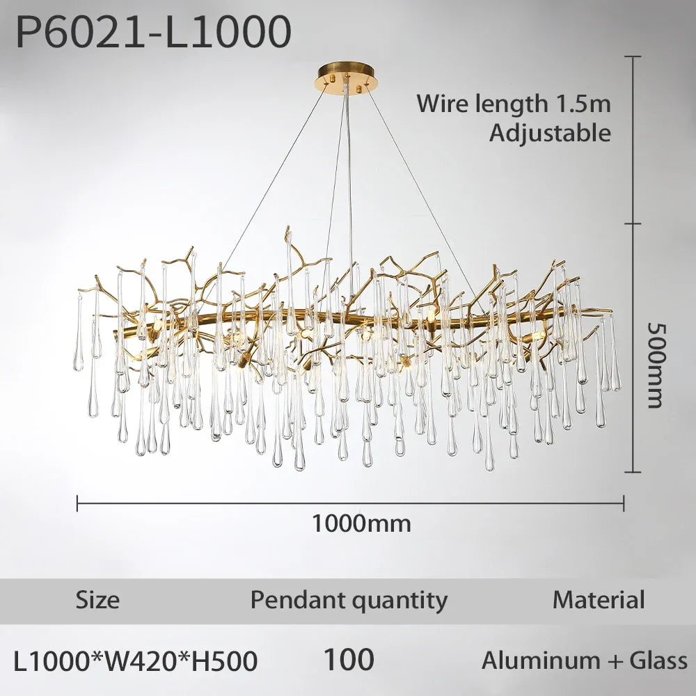 Afralia™ Modern LED Chandeliers for Living Room – Creative Indoor Lighting Decoration